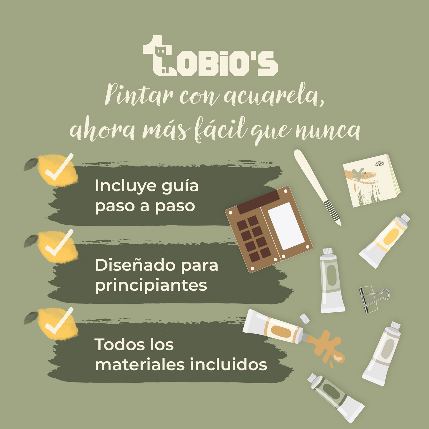 Tobio's™ Set de Mini-Acuarelas