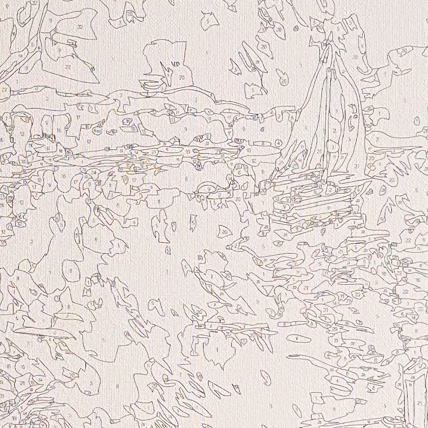 Todo está bien - Set para pintar con números