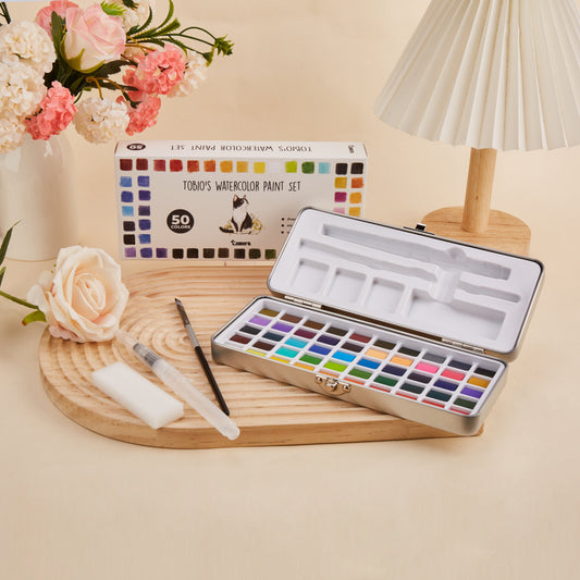 Set de Acuarelas Tobio’s™ - 50 Colores
