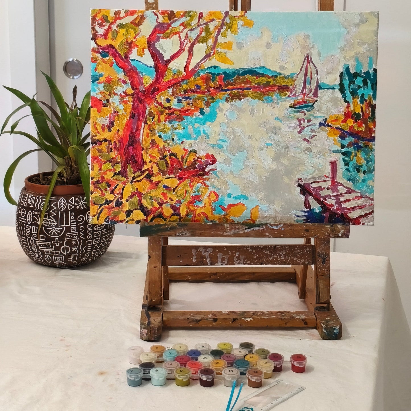 Todo está bien - Set para pintar con números