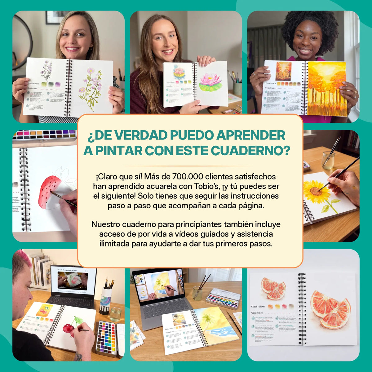 Cuaderno de Acuarela para Principiantes