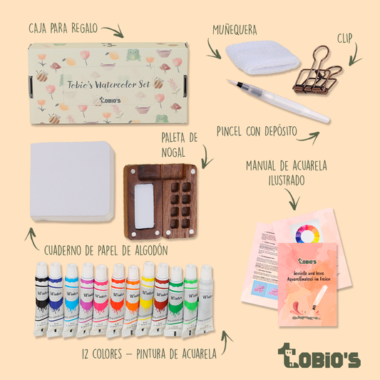 Tobio's™ Set de Mini-Acuarelas