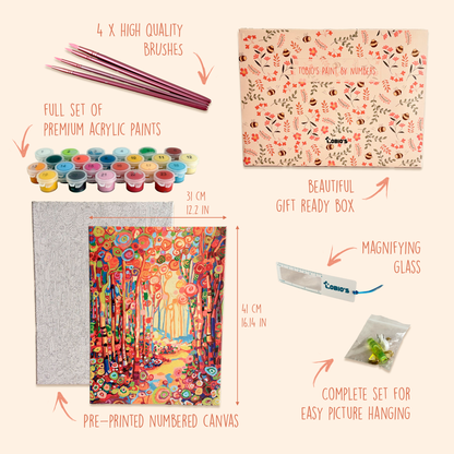 El camino del color - Set de Pintar con Números